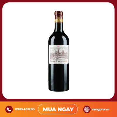 VANG ĐỎ PHÁP CHATEAU COS D’ESTOURNEL 2ÈME CRU CLASSÉ SAINT STÈPHE 2011