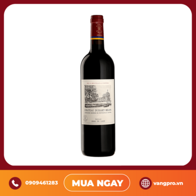 VANG ĐỎ PHÁP CHATEAU DUHART MILON 4ÈME CRU CLASSE 2009