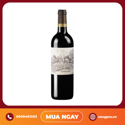 VANG ĐỎ PHÁP CHATEAU DURFORT VIVENS MARGAUX 2EME CRU CLASSE 2016