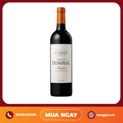 VANG ĐỎ PHÁP CHATEAU DESMIRAIL 3ÈME CRU CLASSÉ 2010