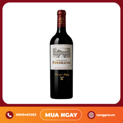 VANG ĐỎ PHÁP CHATEAU FOMBRAUGE SAINT ÉMILION GRAND CRU CLASSÉ 750ML
