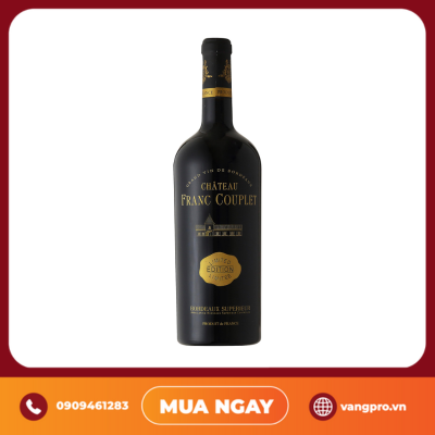 VANG ĐỎ PHÁP CH TEAU FRANC COUPLET BORDEAUX SUPERIEUR LIMITED EDITION