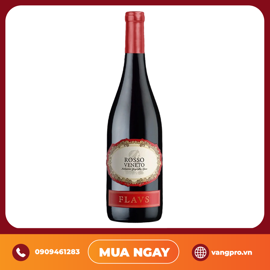 VANG ĐỎ Ý FLAVS ROSSO IGT VENETO
