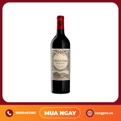 VANG ĐỎ PHÁP CHATEAU GAZIN POMEROL 2010