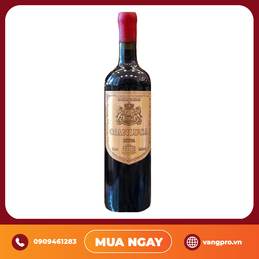 VANG ĐỎ Ý GIANLUCA NEGROAMARO PUGLIA