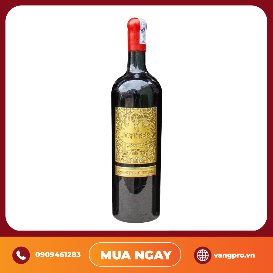 VANG ĐỎ Ý JUPITER NEGROAMARO 16% PUGLIA ITALY