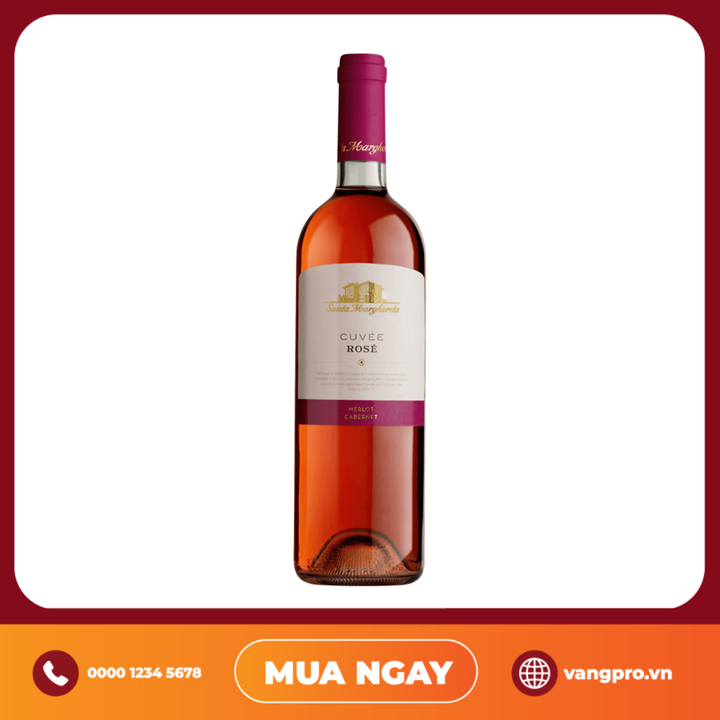 VANG HỒNG Ý CUVEE ROSE MERLOT CABERNET