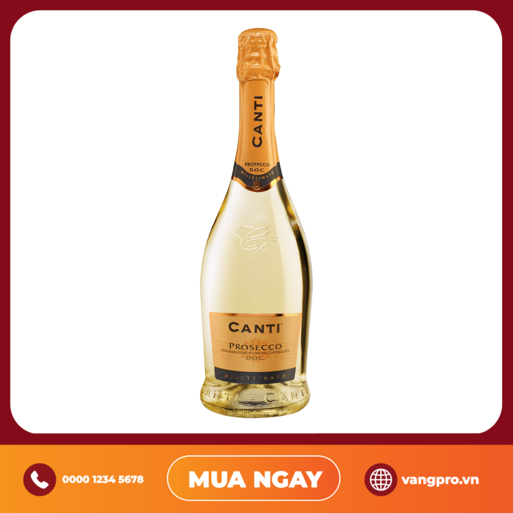 VANG NỔ Ý PROSECCO CANTI DOC