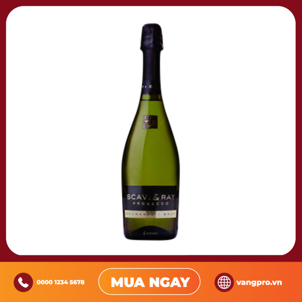 VANG NỔ Ý SCAVI & RAY SPUMANTE BRUT