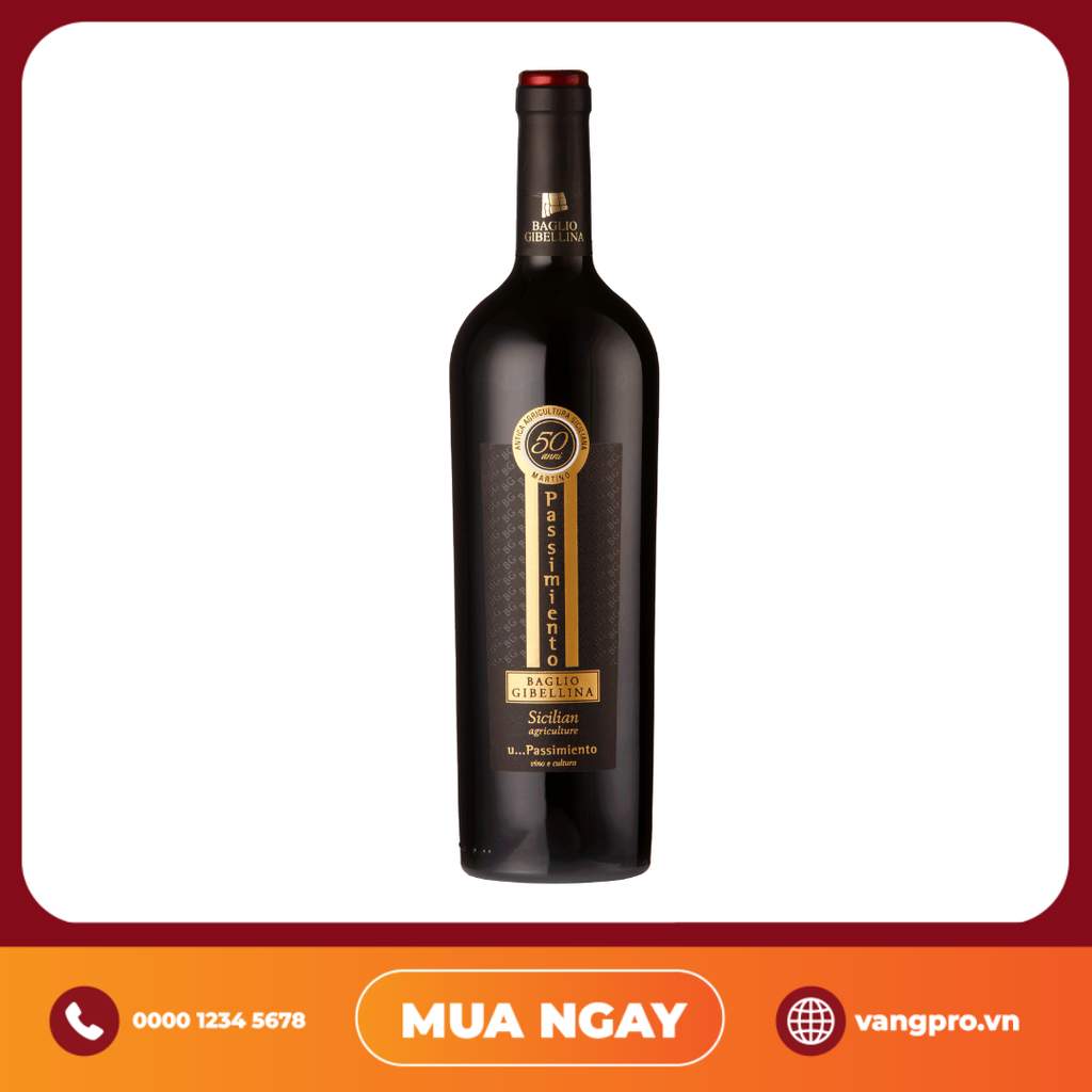 VANG ĐỎ Ý PASSIMIENTO BAGLIO GIBELLINA