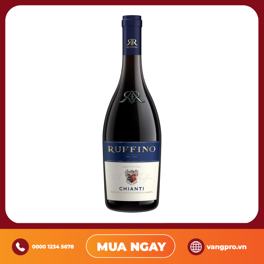 VANG ĐỎ Ý RUFFINO CHIANTI
