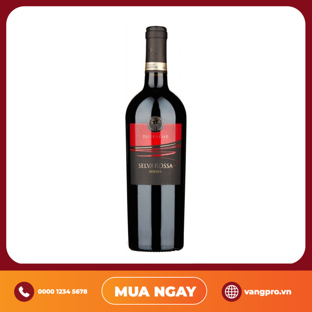 VANG ĐỎ Ý SELVAROSSA SALICE SALENTINO RISERVA