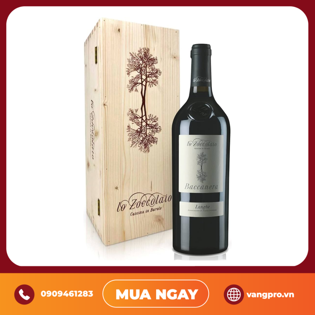 VANG ĐỎ Ý LO ZOCCOLAIO BACCANERA LANGHE ROSSO DOC
