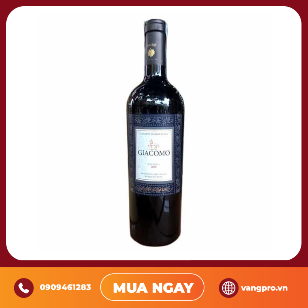 VANG ĐỎ Ý GIACOMO SEMI DOLCE