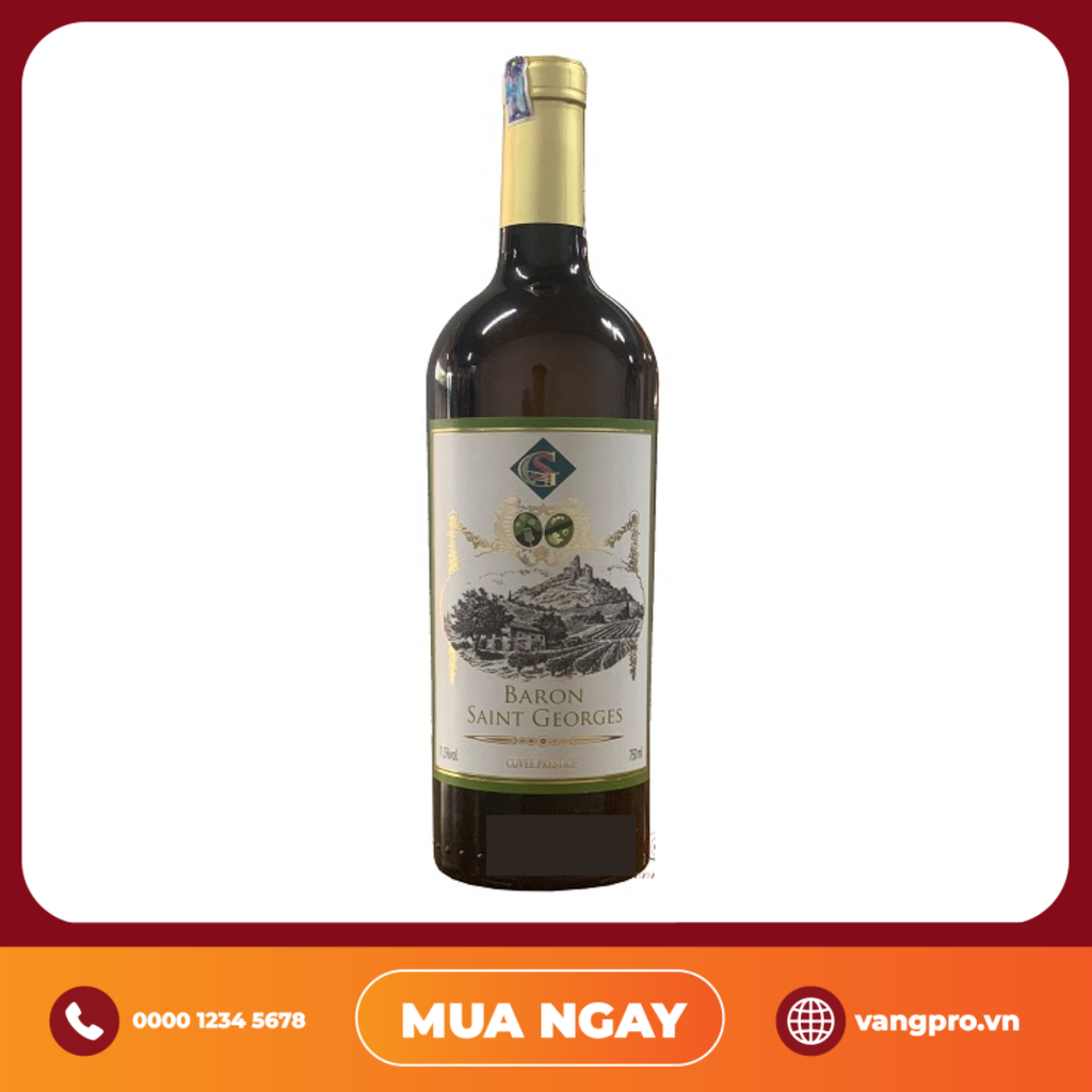 VANG TRẮNG TÂY BAN NHA  BARON SAINT GEORGES