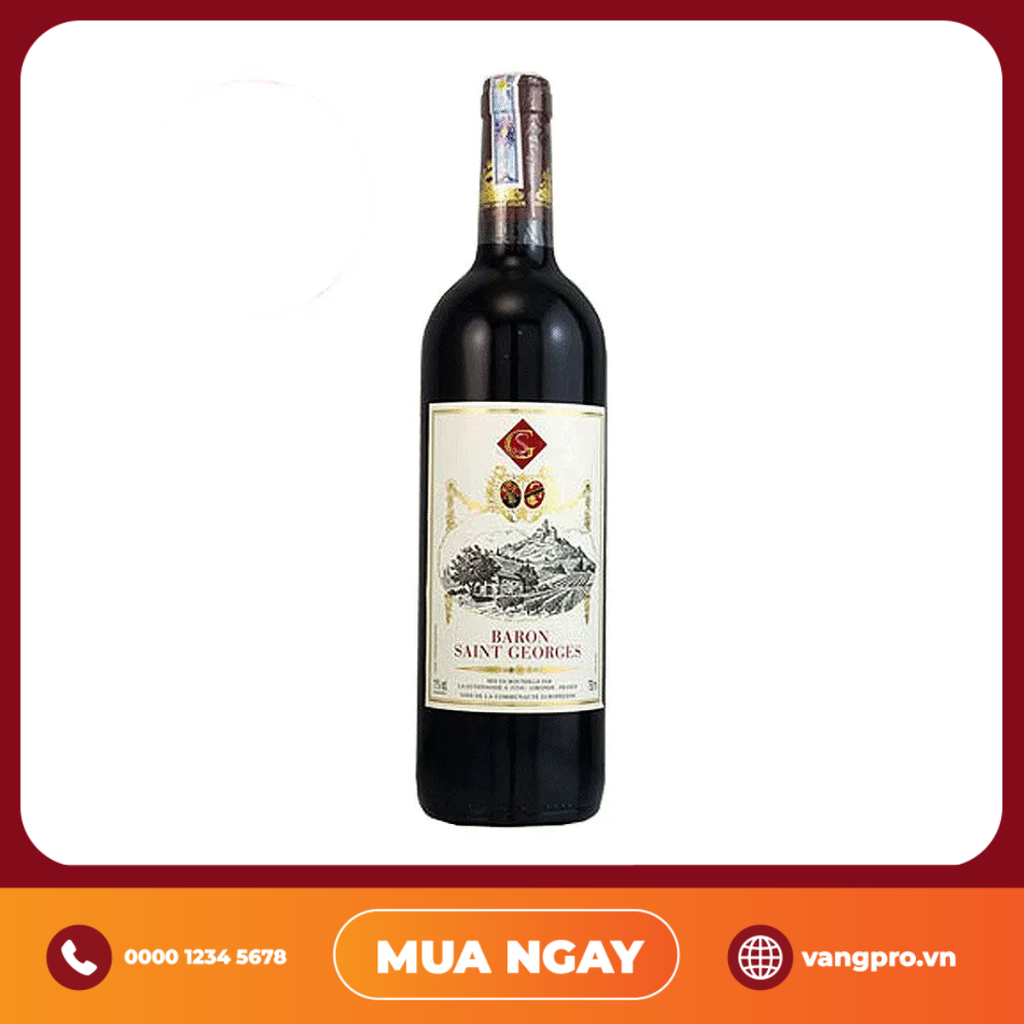 VANG ĐỎ TÂY BAN NHA BARON SAINT GEORGES CUVVE PRESTIGE