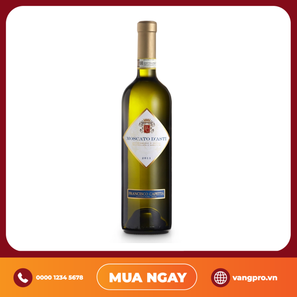 VANG TRẮNG Ý MOSCATO D'ASTI