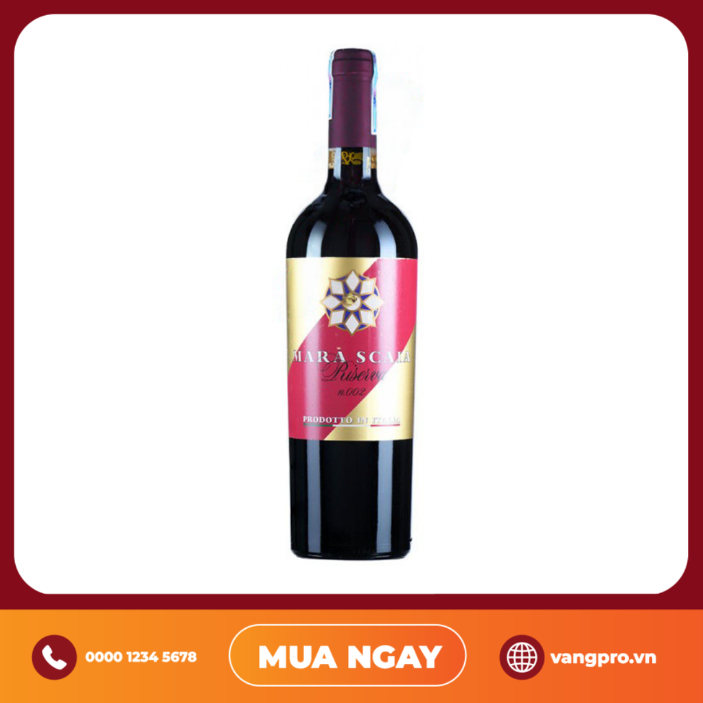 VANG ĐỎ Ý MARA SCAIA RISERVA N002