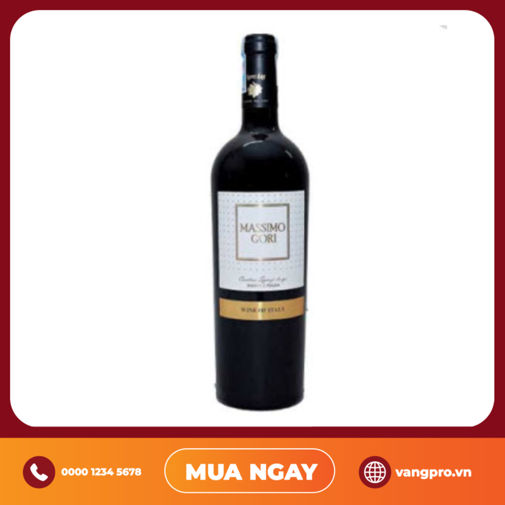 VANG ĐỎ Ý MASSIMO GORI CANTINE SGARZI LUIGI IGT PUGLIA