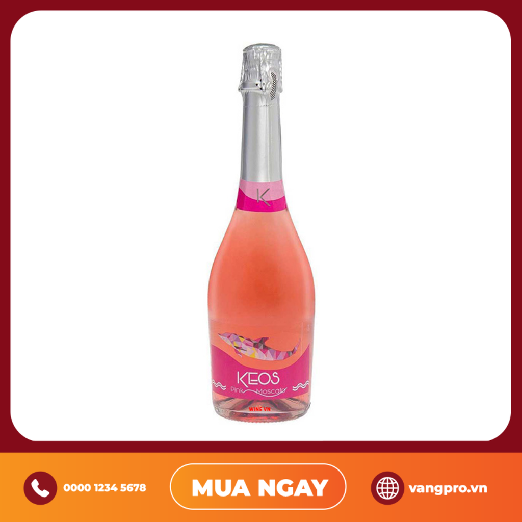 VANG NỔ TÂY BAN NHA KEOS PINK MOSCATO
