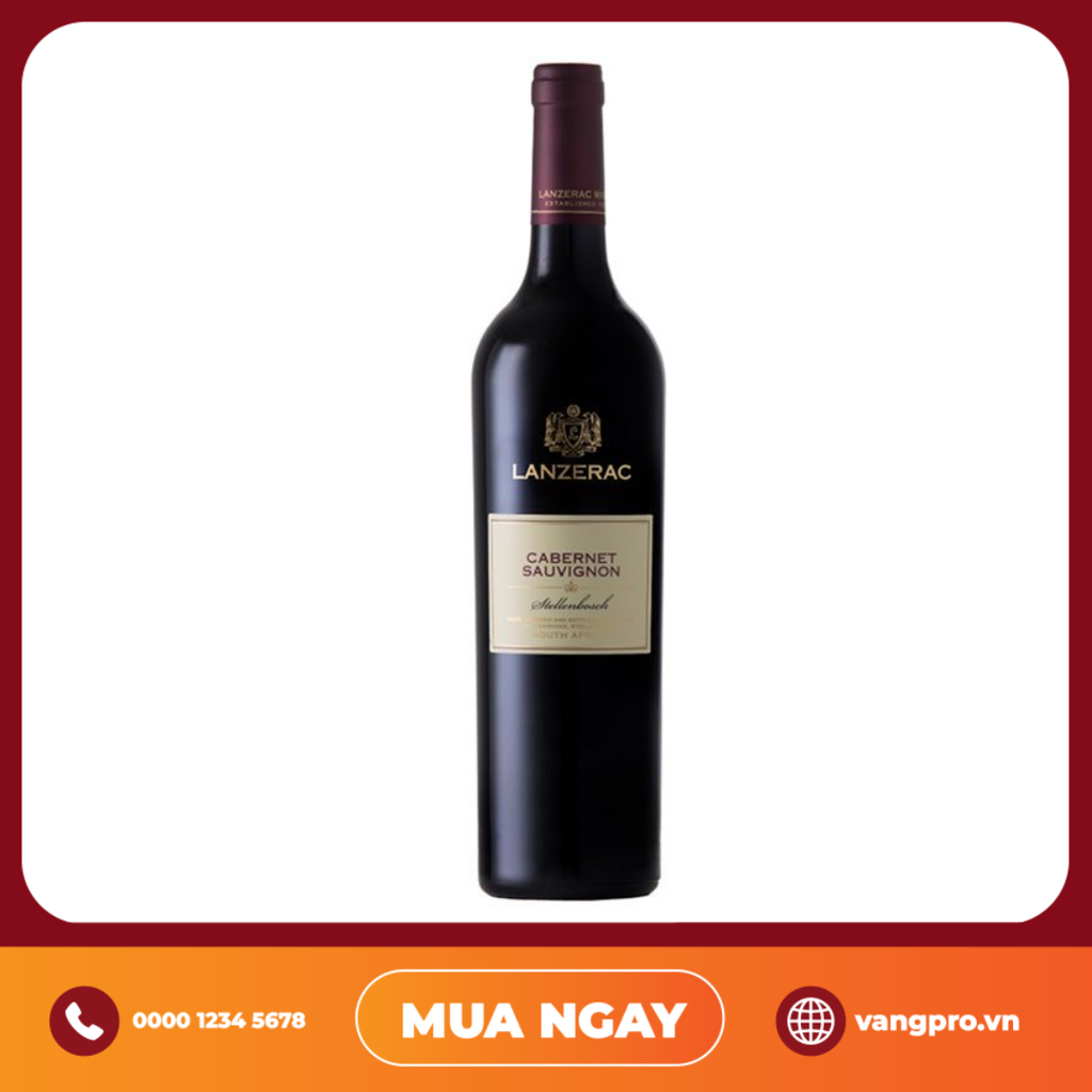 VANG ĐỎ NAM PHI LANZERAC CABERNET SAUVIGNON