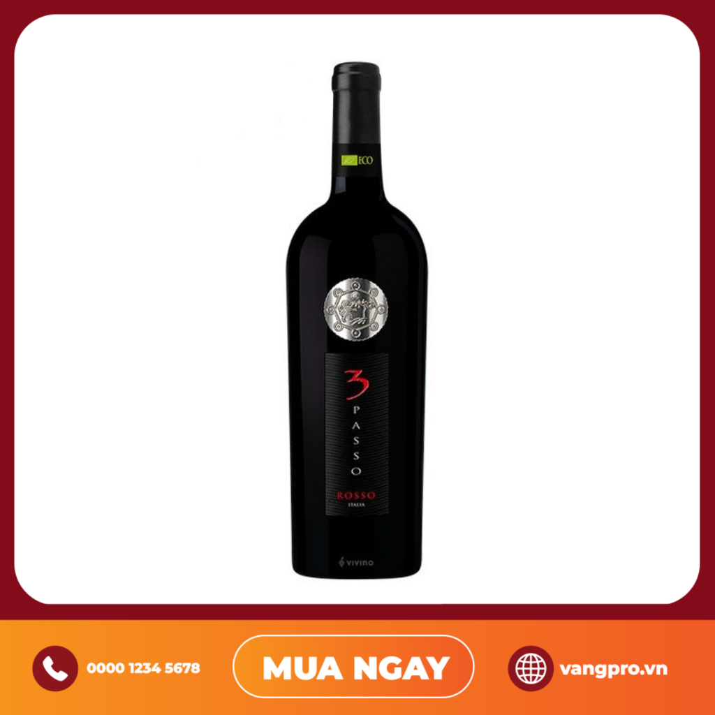 VANG ĐỎ Ý 3 PASSO ROSSO