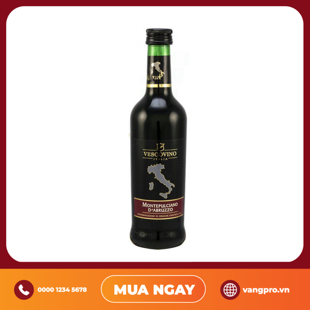 VANG ĐỎ Ý MONTEPULCIANO D'ABRUZZO