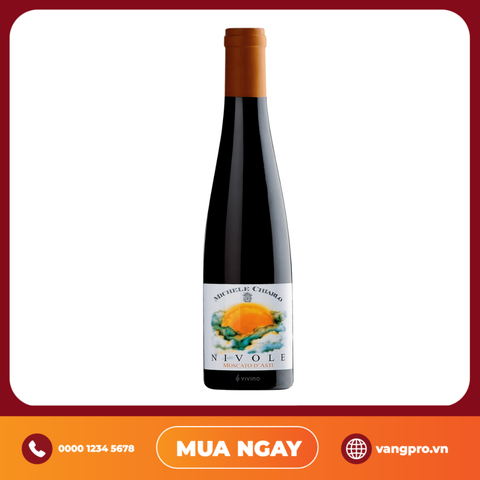 VANG NGỌT Ý NIVOLE MICHELE CHIARLO MOSCATO D'ASTI