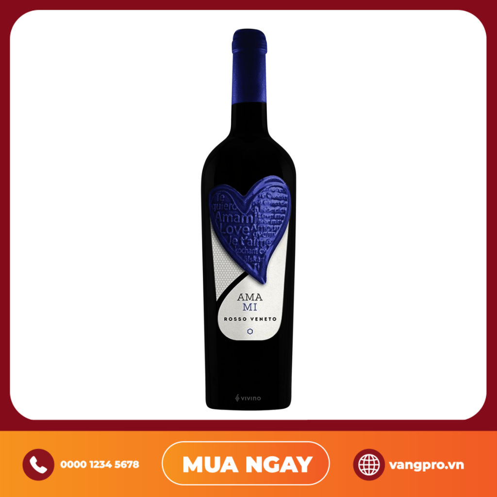 VANG ĐỎ Ý AMAMI ROSSO VENETO IGT