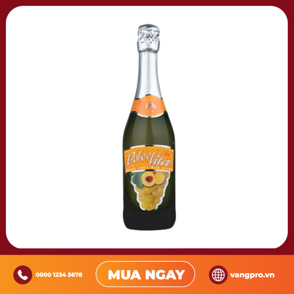 VANG ĐỎ Ý DOLCE VITA ORANGE GIACOBAZZI