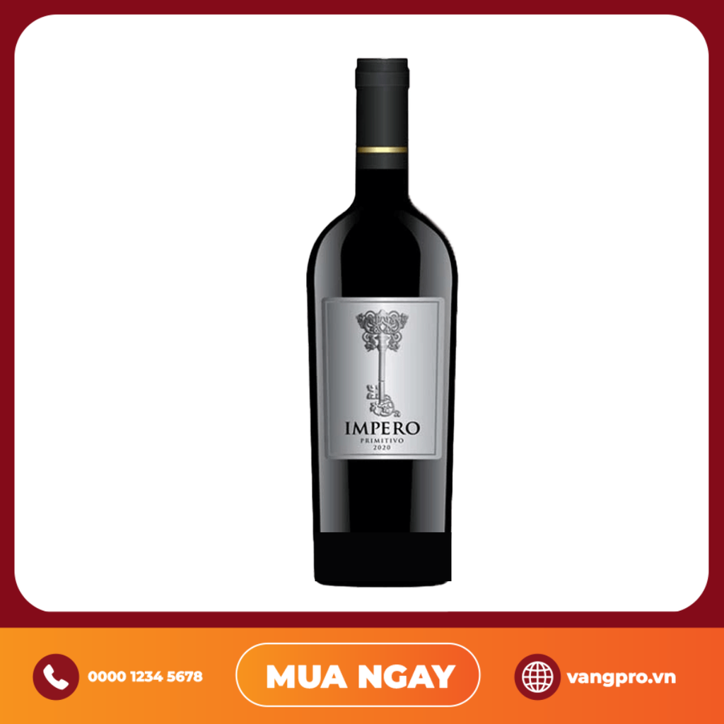 VANG ĐỎ Ý IMPERO NEGROAMARO SANGIOVESE PUGLIA