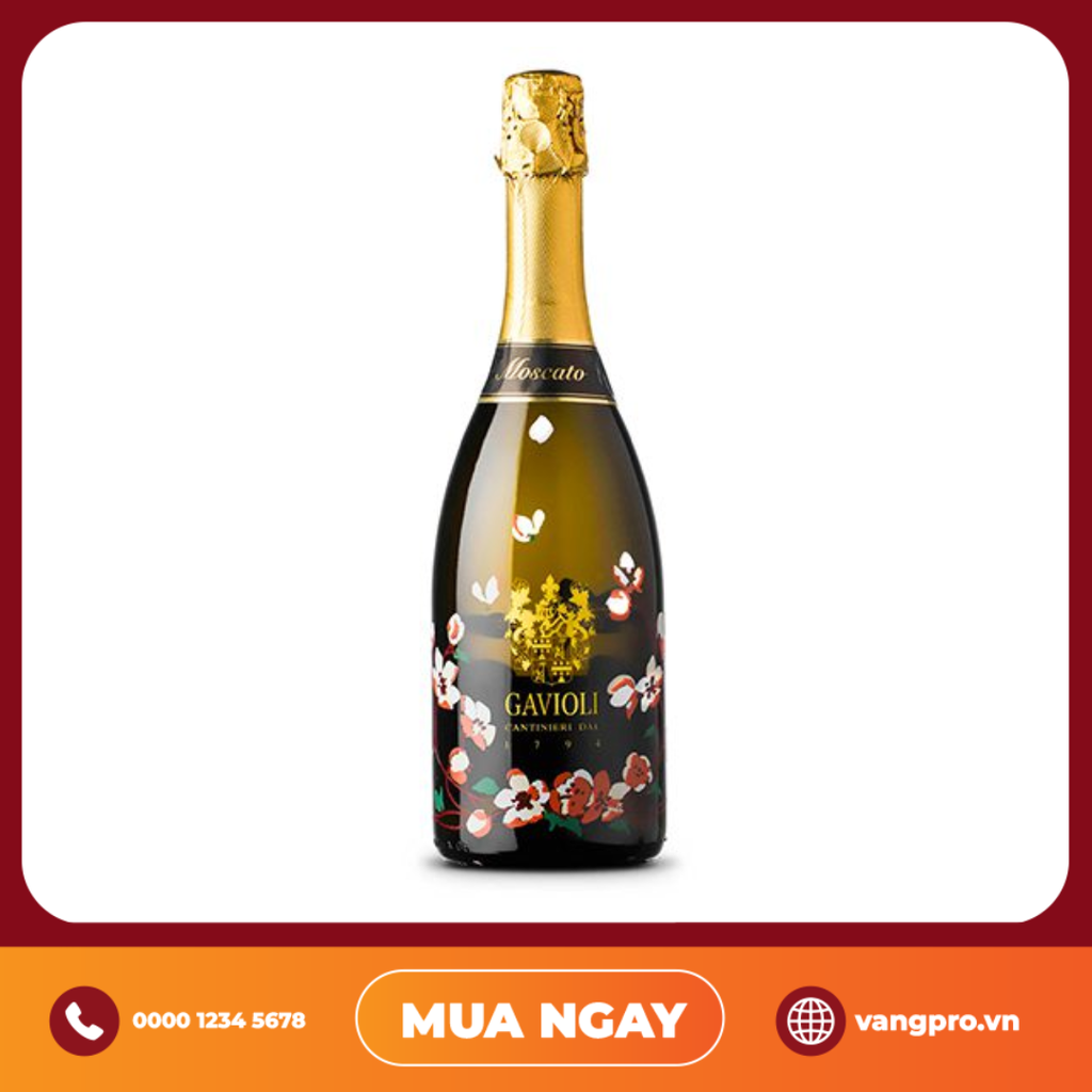 VANG NỔ Ý MOSCATO GAVIOLI CANTINIERI DAL 1794