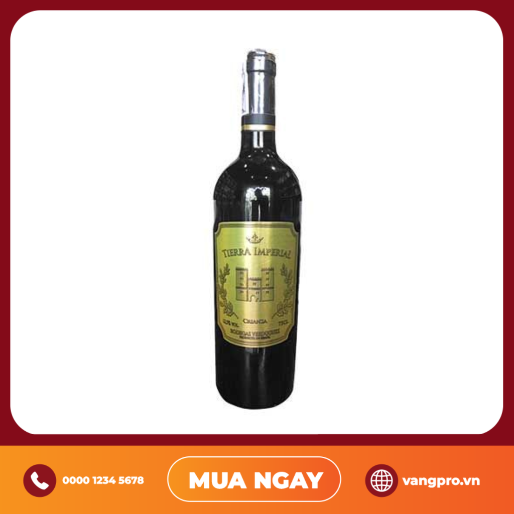 VANG ĐỎ TÂY BAN NHA TIERRA IMPERIAL CRIANZA