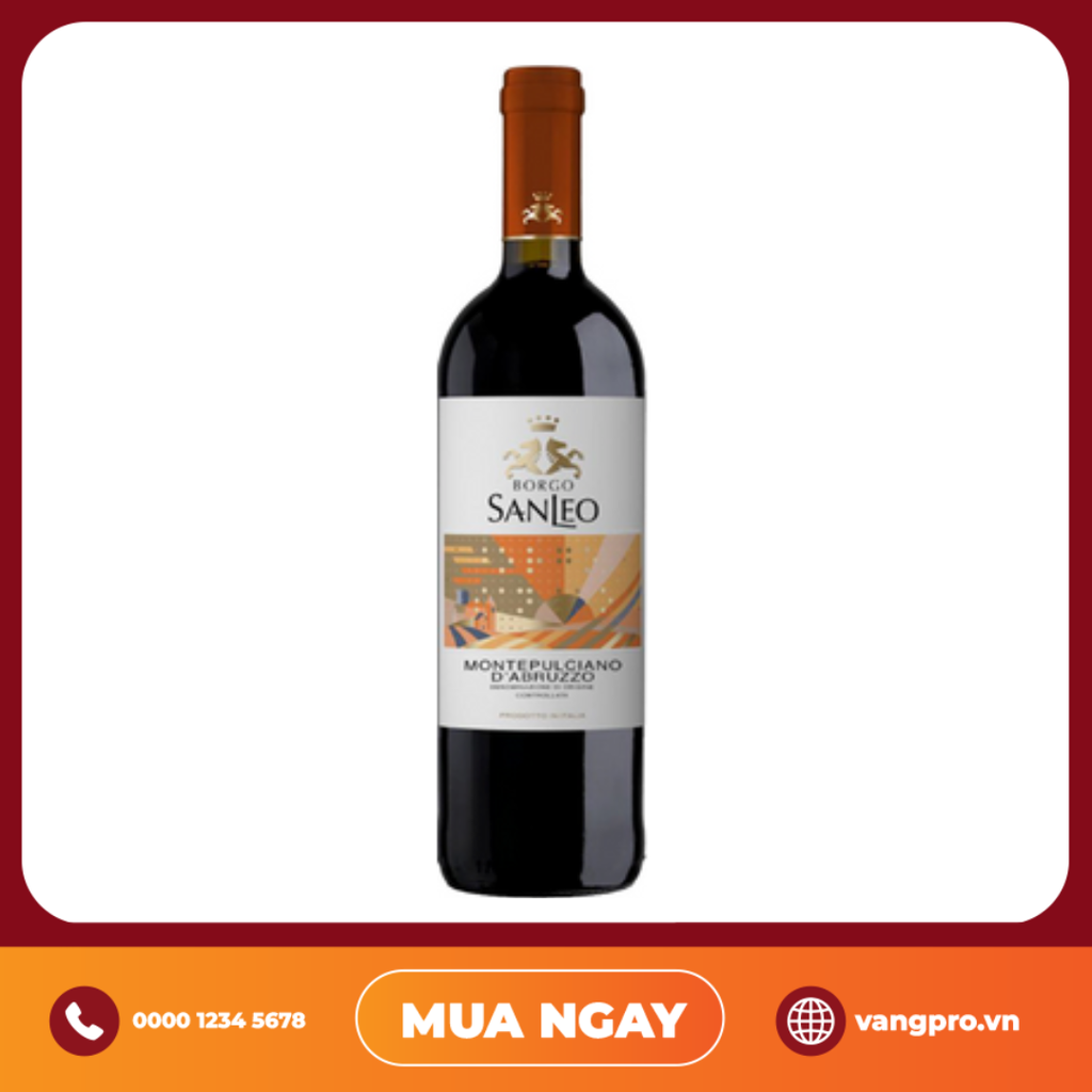 VANG ĐỎ Ý BORGO SANLEO ROSSO