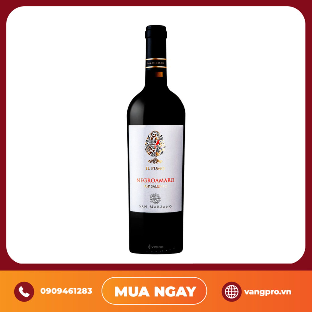 VANG ĐỎ Ý IL PUMO NEGROAMARO