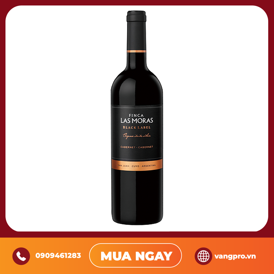 Vang Đỏ Argentina Las Moras Black Label Cabernet