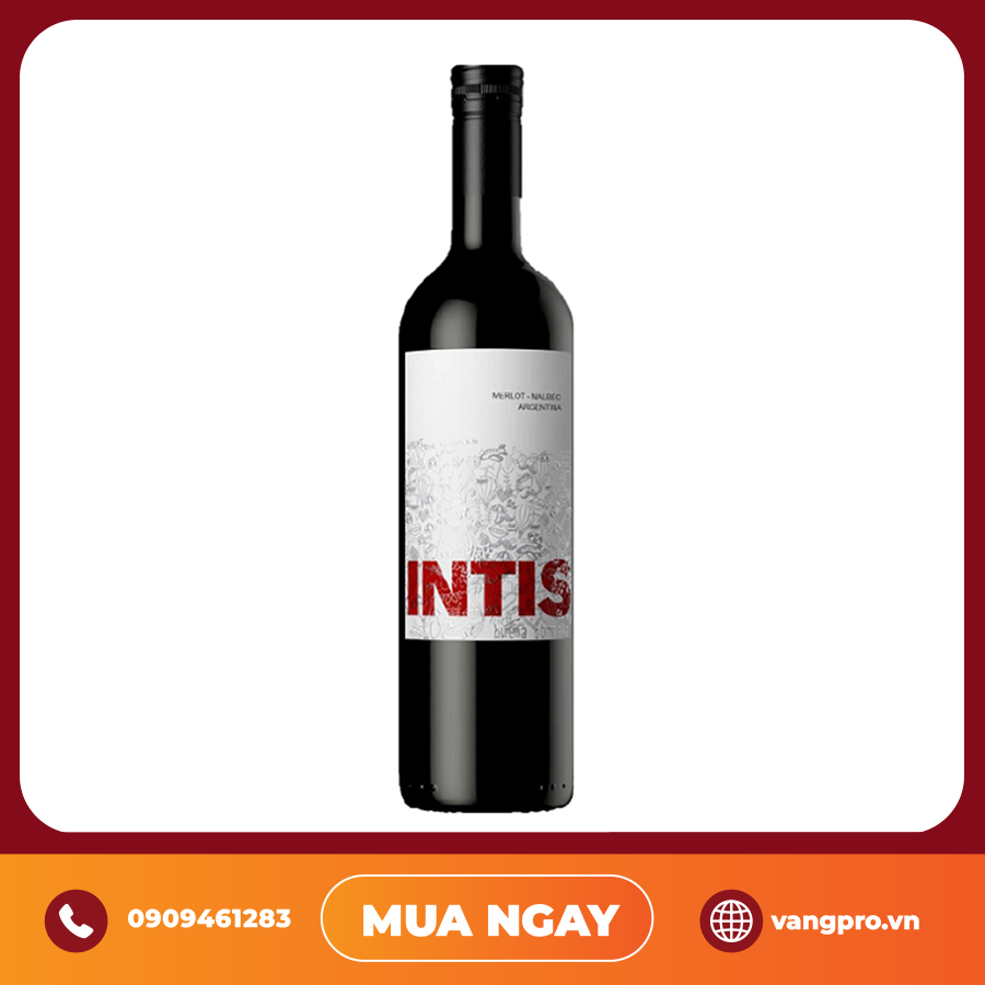 Vang Đỏ Argentina Las Moras Intis Merlot Malbec