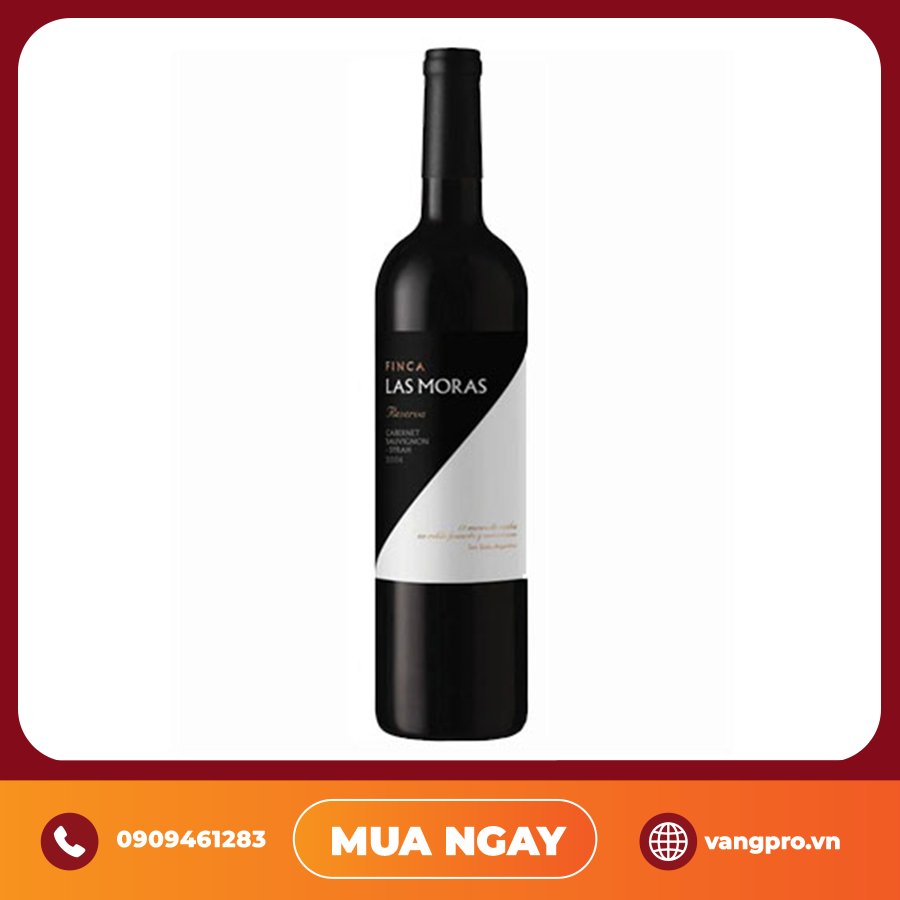 Vang Đỏ Argentina Las Moras Reserva Syrah