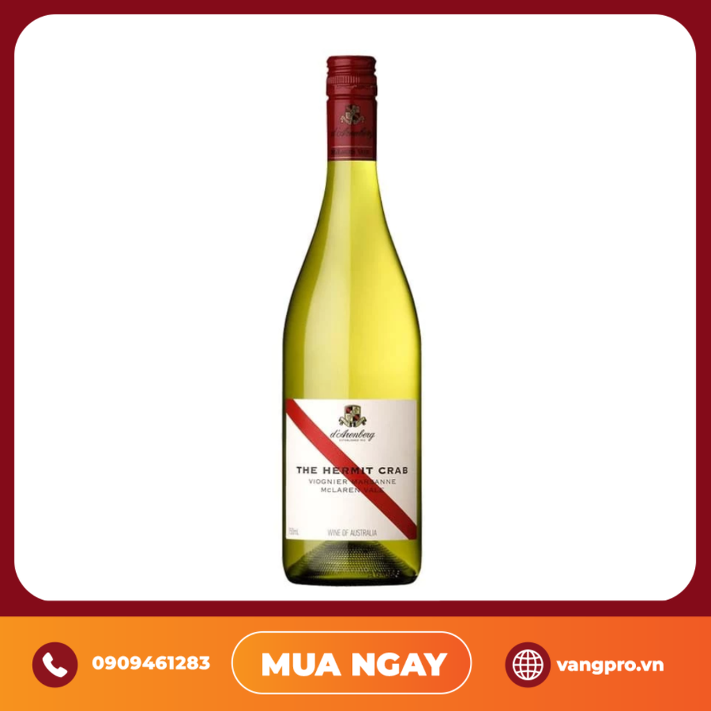 VANG TRẮNG ÚC THE HERMIT CRAB MARSANNE VIOGNIER DARENBERG