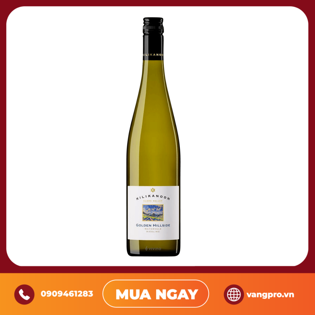 VANG TRẮNG ÚC GOLDEN HILLSIDE KILIKANOON WATERVALE RIESLING
