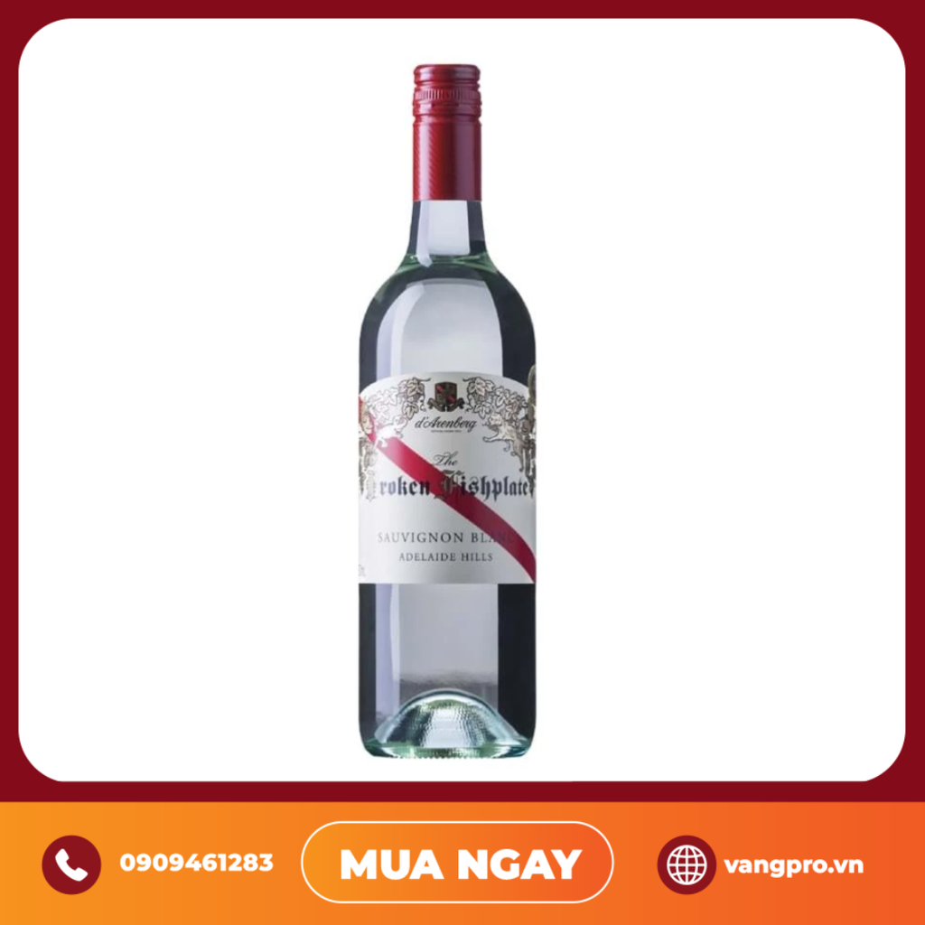 VANG  TRẮNG ÚC D'ARENBERG THE BROKEN FISHPLATE SAUVIGNON BLANC