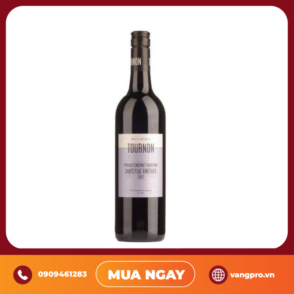 VANG ĐỎ ÚC TOURNON PYRENEES CABERNET SAUVIGNON SHAYS FLAT VINEYARD CAO CẤP