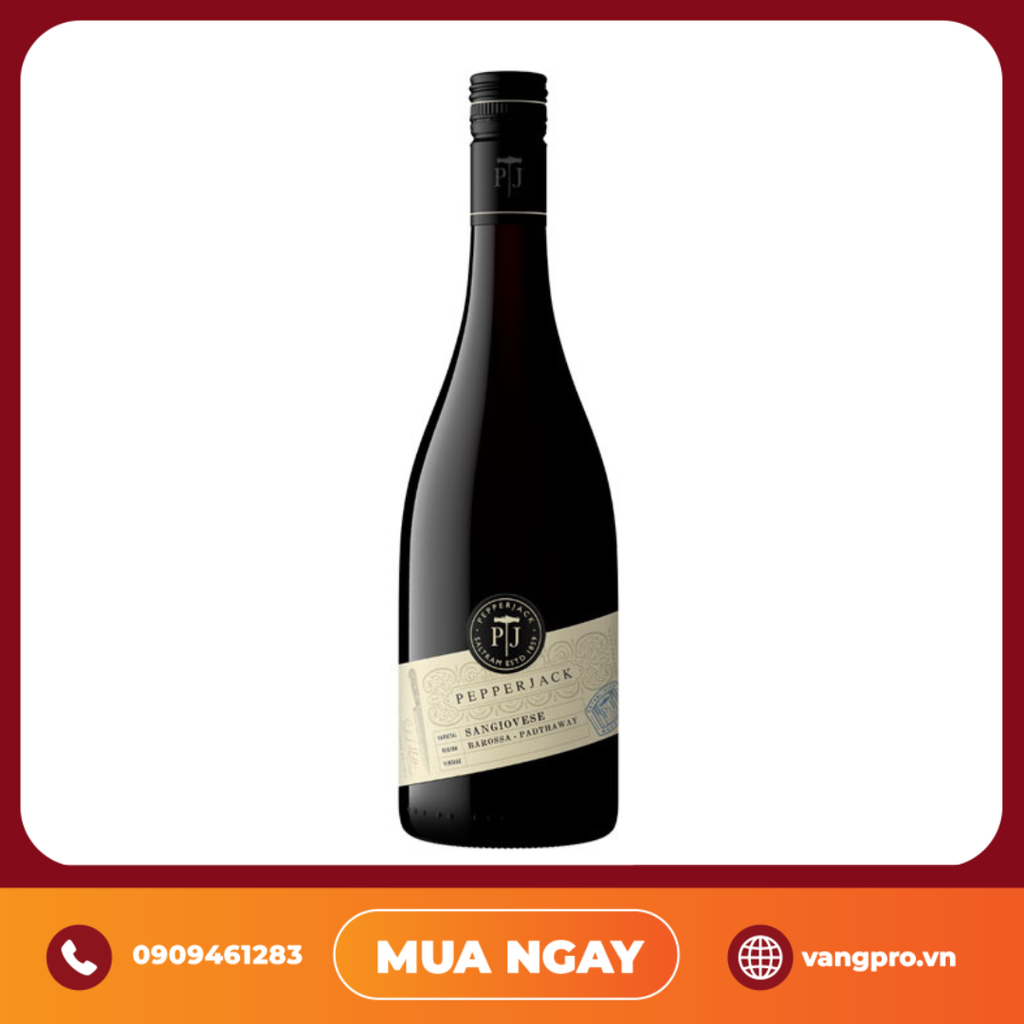VANG ĐỎ ÚC PEPPER JACK SANGIOVESE SALTRAM