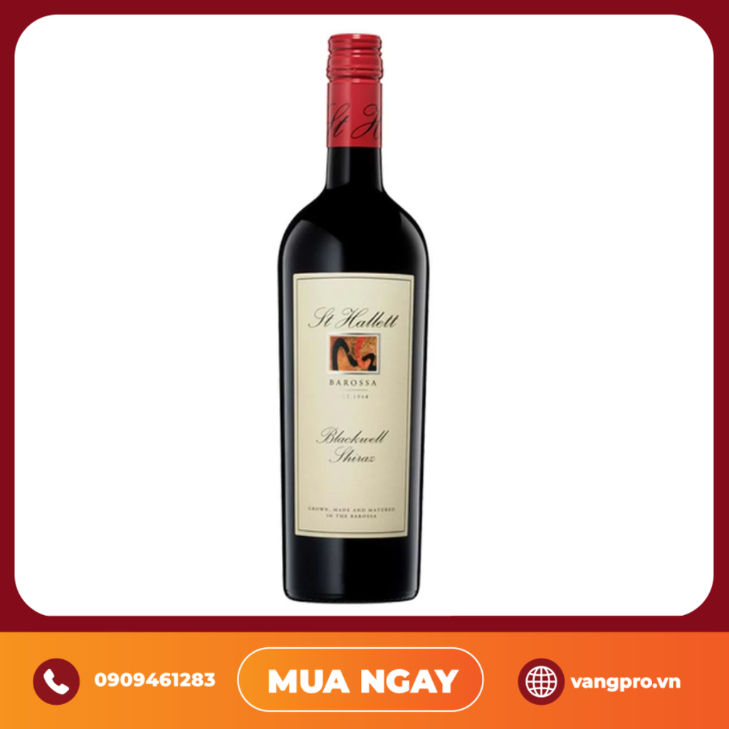 VANG ĐỎ ÚC ST HALLETT BLACKWELL SHIRAZ