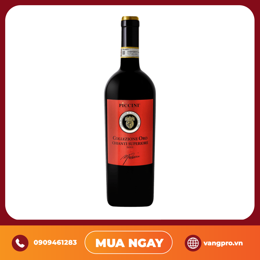VANG ĐỎ Ý PICCINI COLLEZIONE ORO CHIANTI SUPERIORE DOCG 2018