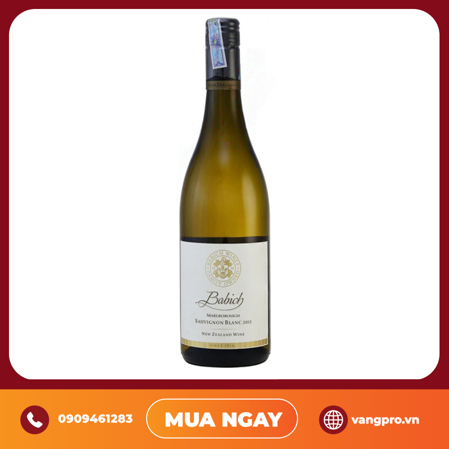 Vang Trắng New Zealand Babich Sauvignon Blanc