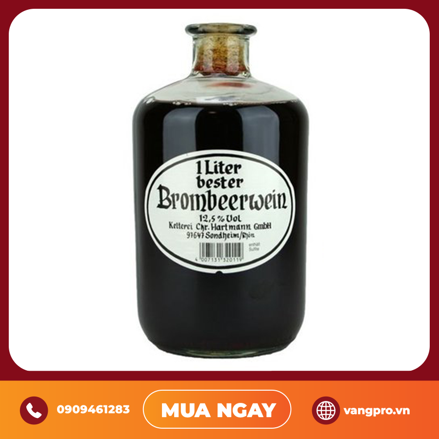 VANG NGỌT ĐỨC CHERRY ĐỨC 1 LITER BESTER KIRSCHWEIN