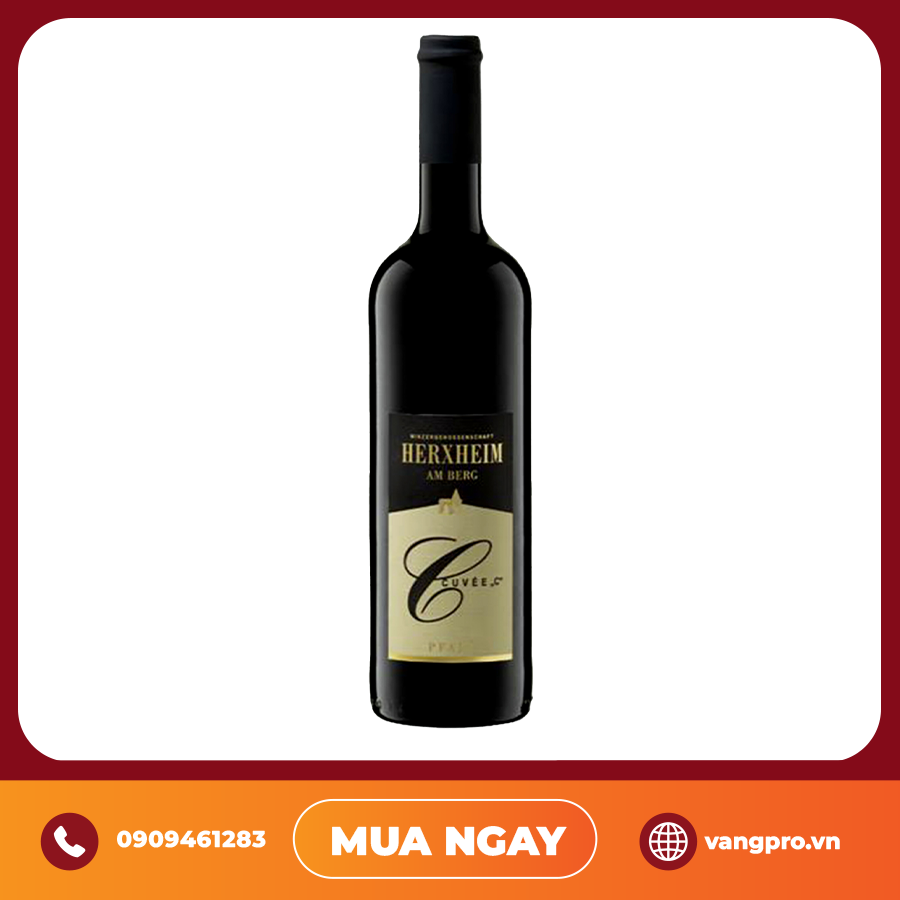VANG ĐỎ ĐỨC HERXHEIM AM BERG CUVÉE C ROTWEIN TROCKEN PFALZ