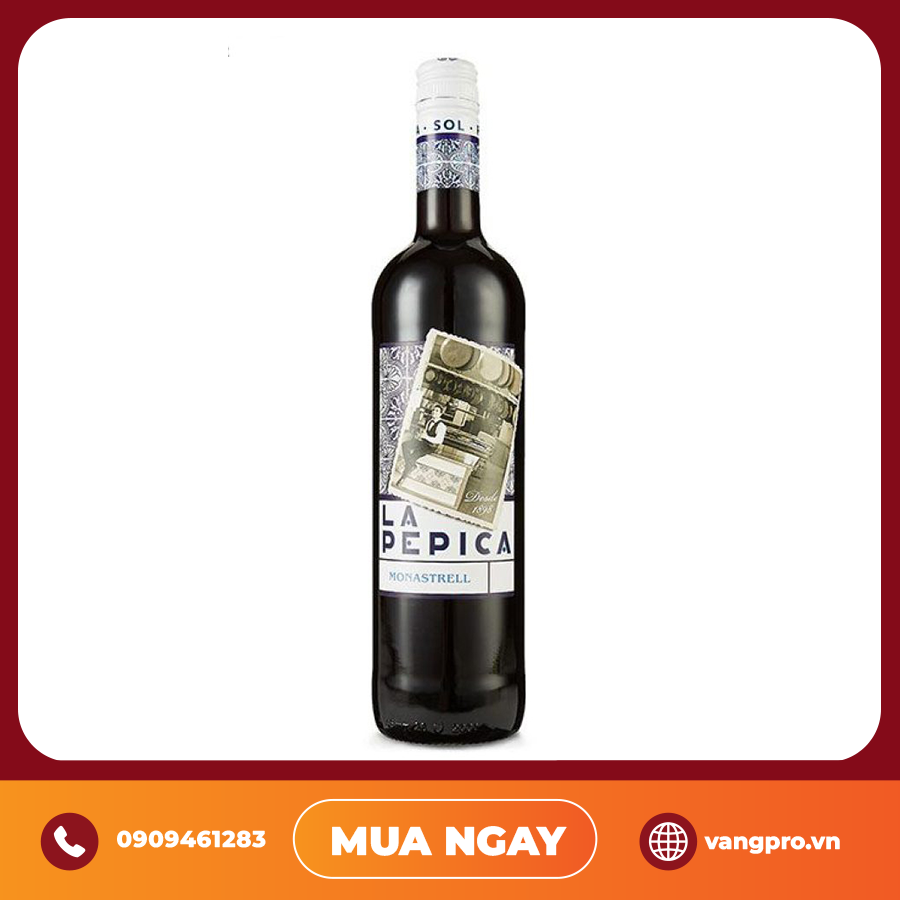 VANG ĐỎ TÂY BAN NHA LA PEPICA MONASTRELL