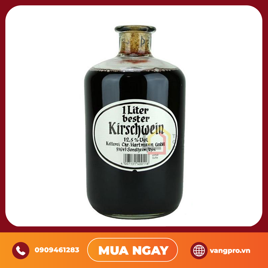 VANG ĐỎ MẬN ĐỨC 1 LITER BESTER PFLAUMENWEIN